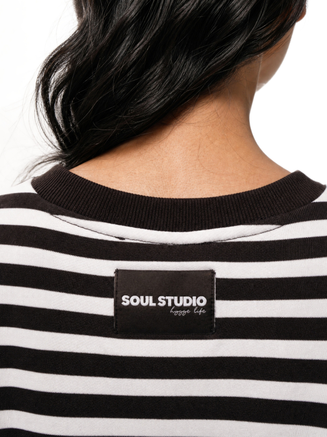 Smith & Soul Sweatshirt mit Streifenmuster bei Robert Ley