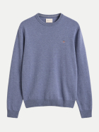 Gant Rundhalspullover aus Lambswool 476-BLUE HORIZON bei Robert Ley