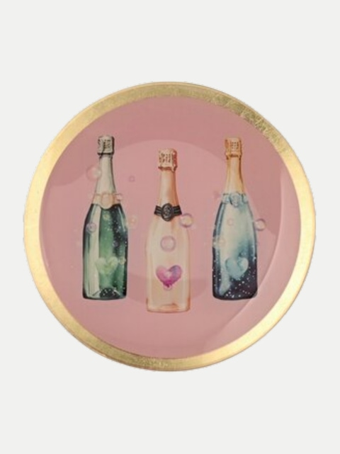 Giftcompany Dekoteller - Champagnerflaschen bei Robert Ley