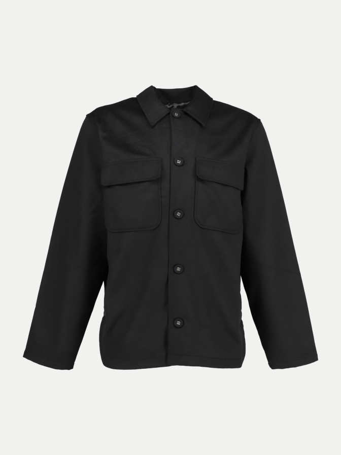 Officine Générale Overshirt Haby aus Kaschmir-Mix bei Robert Ley