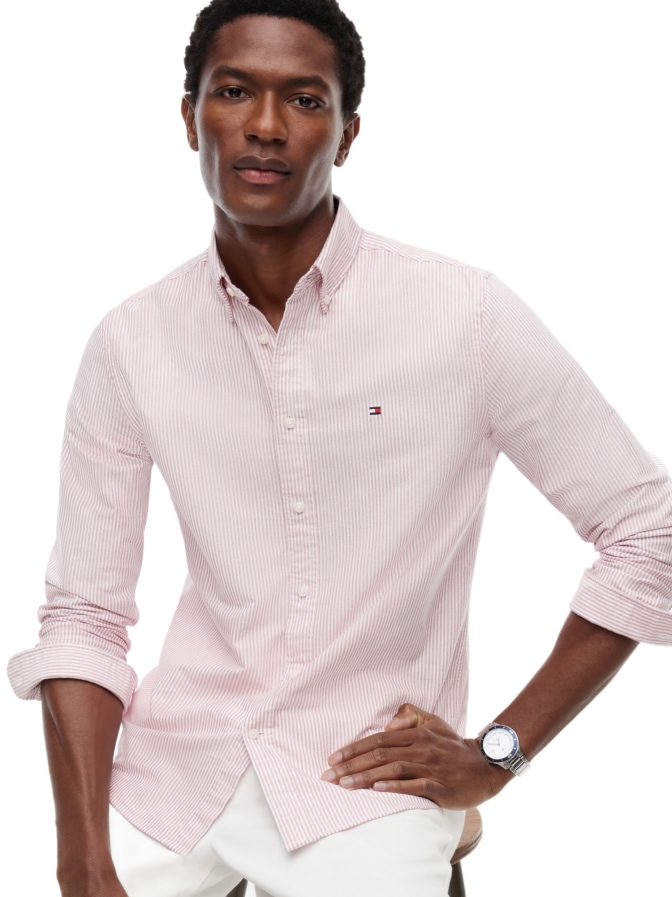 Tommy Hilfiger Regular-Fit Hemd mit Streifen bei Robert Ley