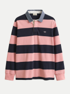 Gant Heavy Rugger Shirt mit Streifen 671-BUBBELGUM PINK bei Robert Ley