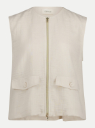 Cartoon Weste ohne Kragen 9103-Silky Beige bei Robert Ley
