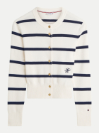 Tommy Hilfiger Strickjacke mit Streifen 0AN-BEIGE bei Robert Ley