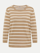 Cecil Getreifter Sweater 27413-golden camel bei Robert Ley