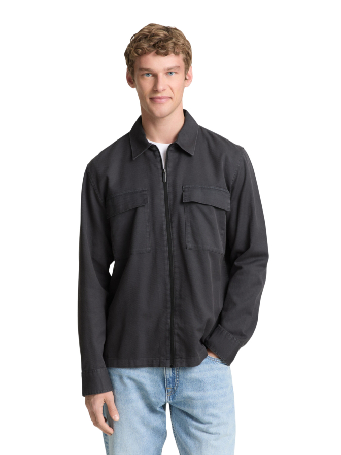 Tom Tailor Denim Overshirt mit Reißverschluss bei Robert Ley
