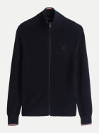 Tommy Hilfiger Strickjacke mit Reißverschluss DW5-BLUE bei Robert Ley
