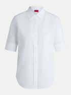 HUGO Regular-Fit Summer Shirt 100-White bei Robert Ley