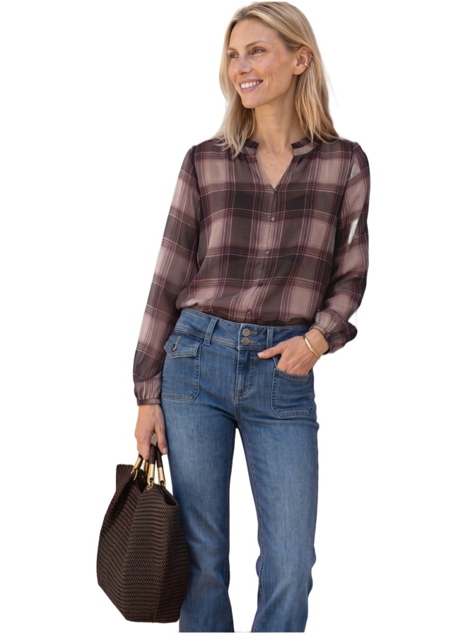 Street One Tunika Bluse kariert bei Robert Ley