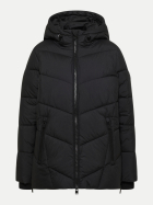 Cecil Jacke in Midi-Länge mit Kapuze 10001-Black bei Robert Ley