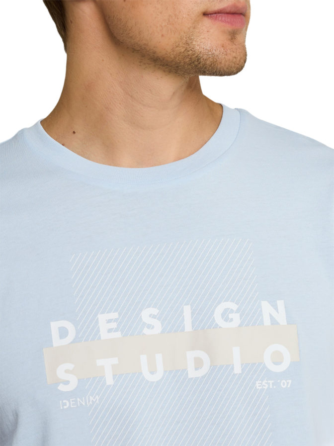 Tom Tailor Denim Basic T-Shirt mit Logo Print bei Robert Ley