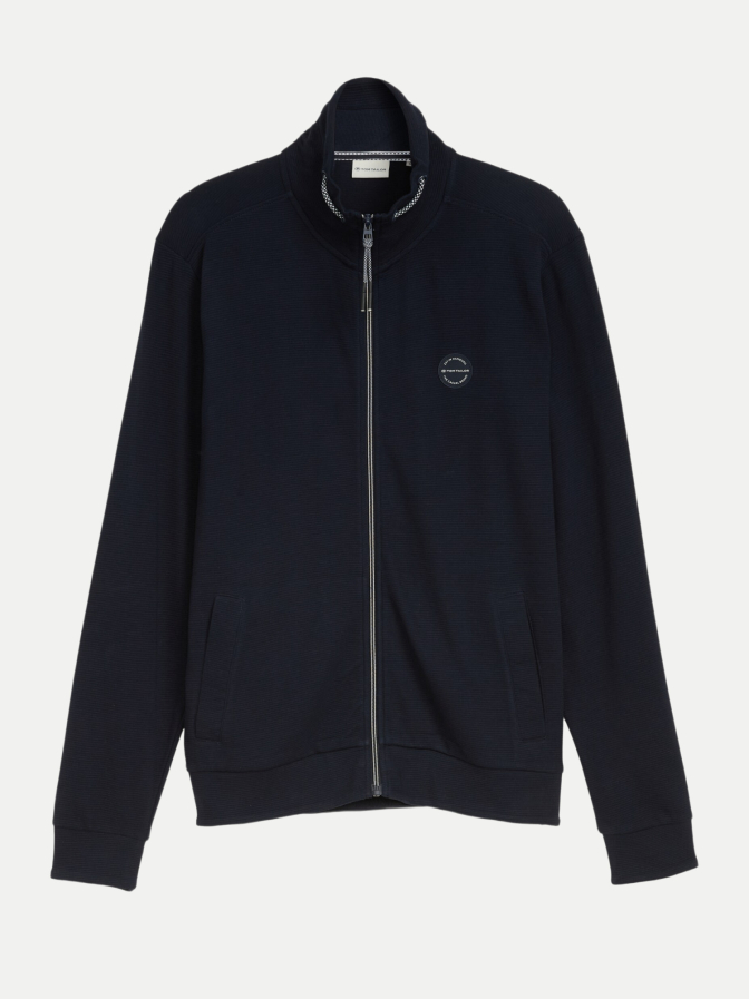 Tom Tailor Casual Sweatjacke mit Stehkragen bei Robert Ley