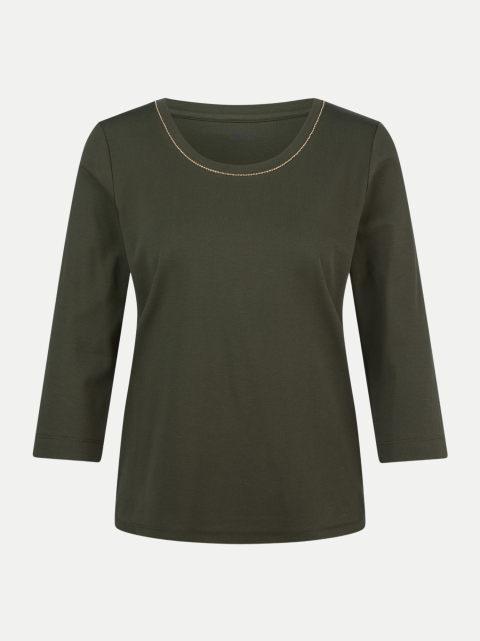 Marc Cain T-Shirt mit Schmuckcordel bei Robert Ley