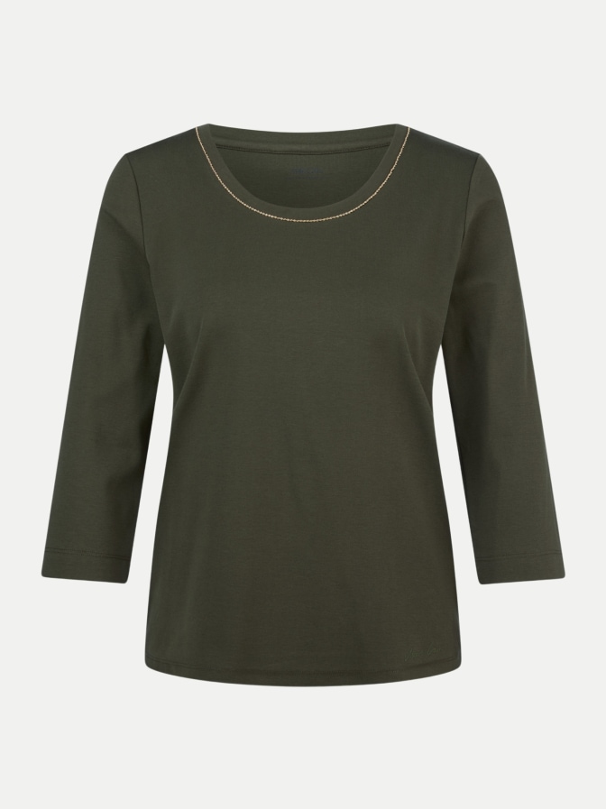 Marc Cain T-Shirt mit Schmuckcordel bei Robert Ley