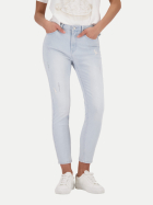 Monari Jeans mit Strasssteinen 752-light denim bei Robert Ley