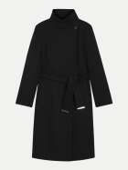 BOSS Black Eleganter Mantel mit Gürtel 001-Black bei Robert Ley