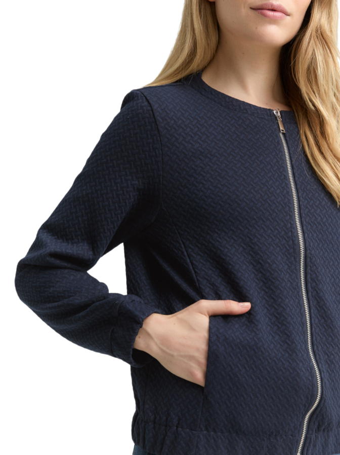 Tom Tailor Sweatjacke mit Eingriffstaschen bei Robert Ley