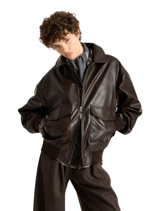 SoSue Oversized Lederjacke bei Robert Ley