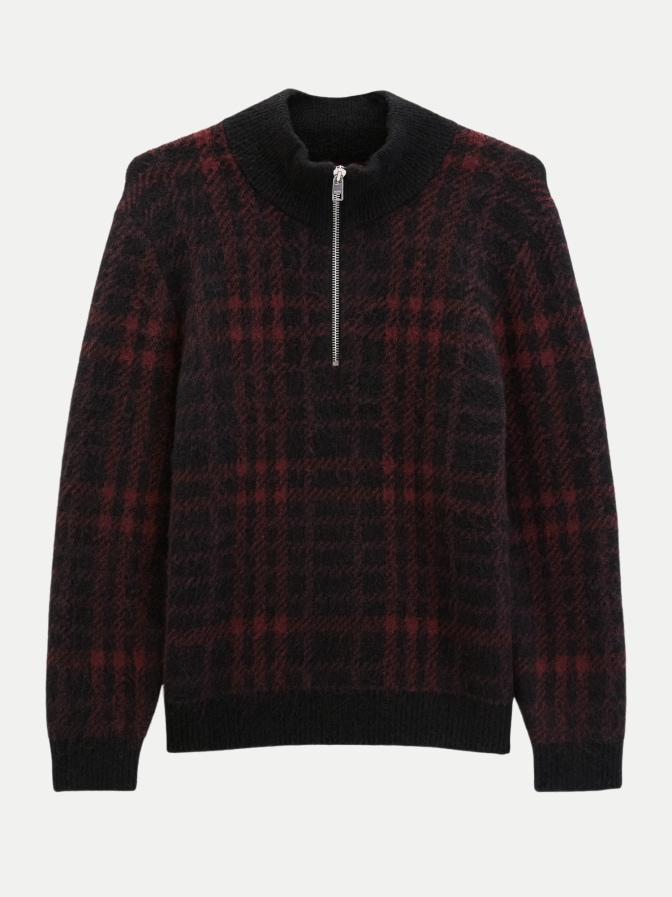 Marc O'Polo DENIM Jacquard-Troyer Regular aus weichem Schurwoll-Mix bei Robert Ley