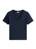 Tommy Hilfiger T-Shirt mit V-Ausschnitt 02G-BLUE bei Robert Ley