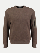 Key Largo Langarmshirt 1607-mud brown bei Robert Ley