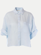 JcSophie Leinenbluse Mary Lou 806 pale blue bei Robert Ley