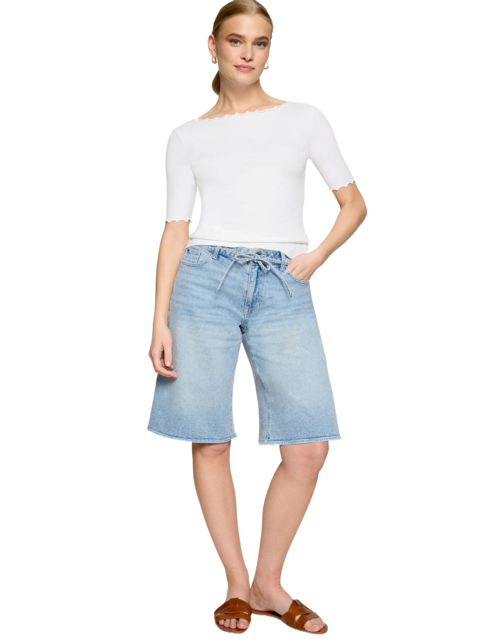 Zero T-Shirt mit U-Boot-Ausschnitt bei Robert Ley