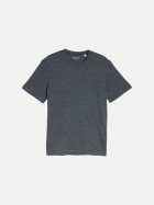 Tom Tailor Casual T-Shirt in Melange-Optik 19646-navy white fine stripe bei Robert Ley