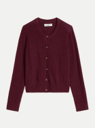 Marc O'Polo DENIM Cardigan aus Bouclé-Garn 6937-Mahagony Jam bei Robert Ley