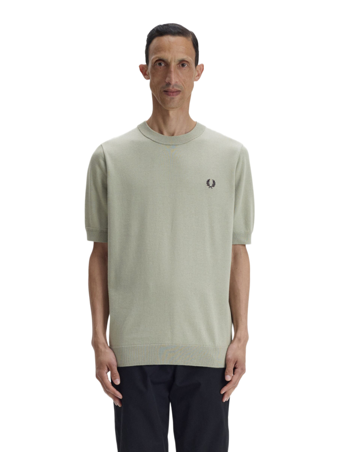 FRED PERRY T-Shirt in Strick-Qualität bei Robert Ley