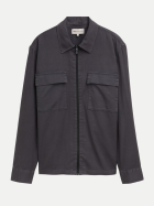 Tom Tailor Denim Overshirt mit Reißverschluss 21756-urban medium grey bei Robert Ley