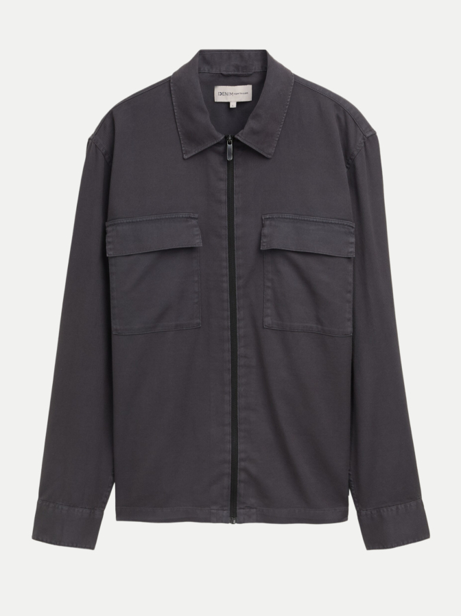 Tom Tailor Denim Overshirt mit Reißverschluss bei Robert Ley