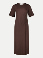 Cartoon - Daydream Midikleid mit seitlichen Raffungen 7350-Black Coffee bei Robert Ley