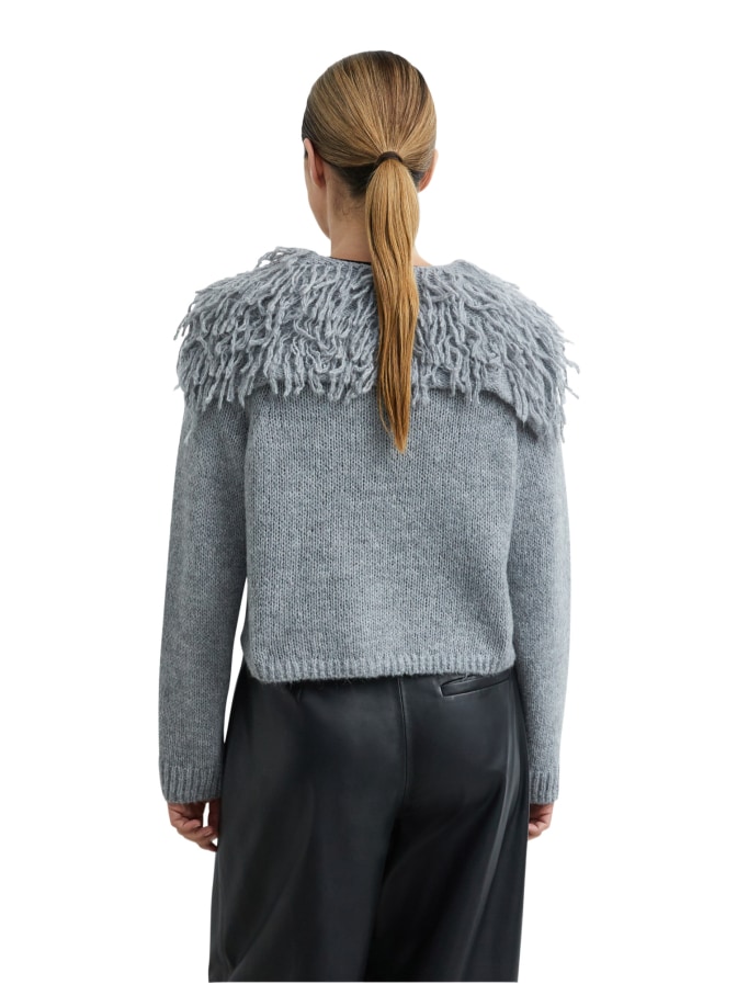 Comma Strickjacke mit Fransen bei Robert Ley