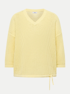 Cecil Pullover Crochet 17659-light buttermilk yellow bei Robert Ley