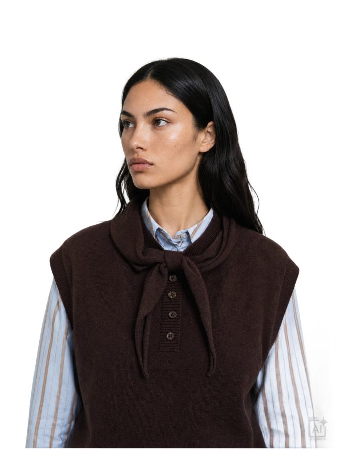 Smith & Soul Strickweste mit Schalkragen bei Robert Ley