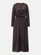 Riani Kleid mit gepunktetem Muster 662-dark pecan patterned bei Robert Ley