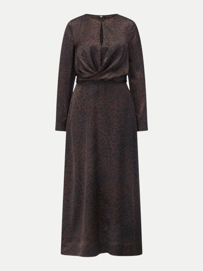 Riani Kleid mit gepunktetem Muster bei Robert Ley