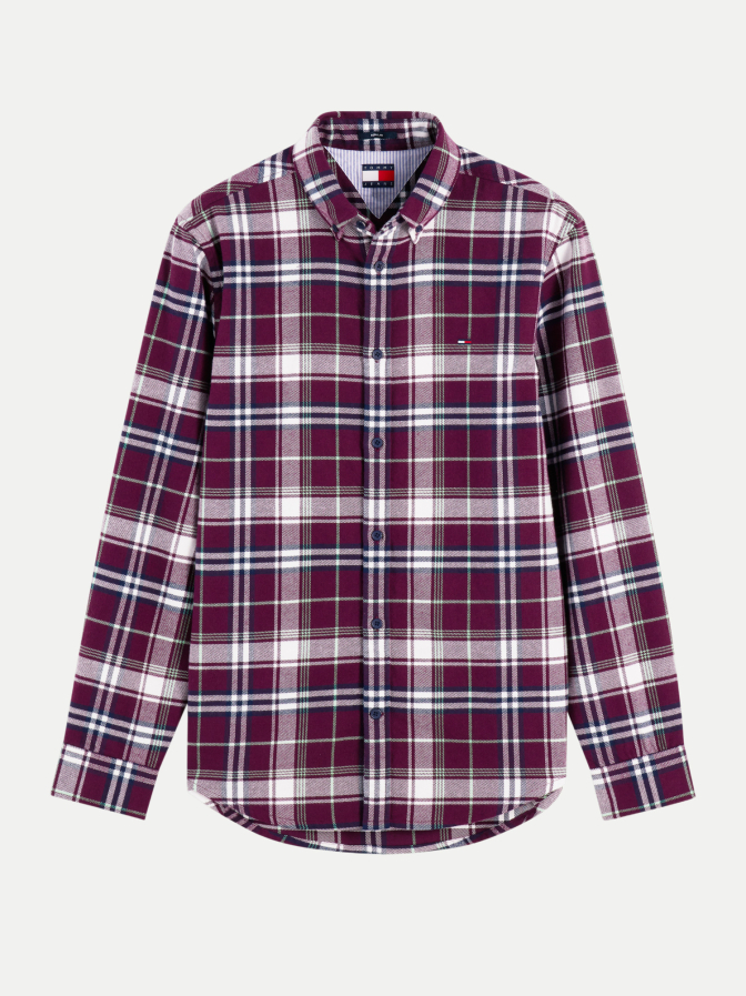 Tommy Jeans Hemd aus gebürstetem Flanell bei Robert Ley