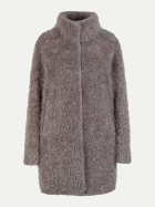 White Label Plüsch-Mantel 170-beige bei Robert Ley