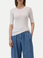Closed T-Shirt mit Streifenmuster 865-Quartz pink bei Robert Ley