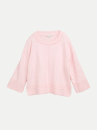 Tom Tailor Casual Relaxed-Fit Pullover 41109-light pastel pink melange bei Robert Ley