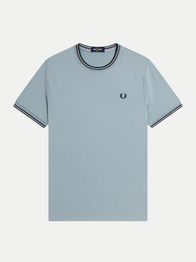 FRED PERRY T-Shirt mit Doppelstreifen bei Robert Ley