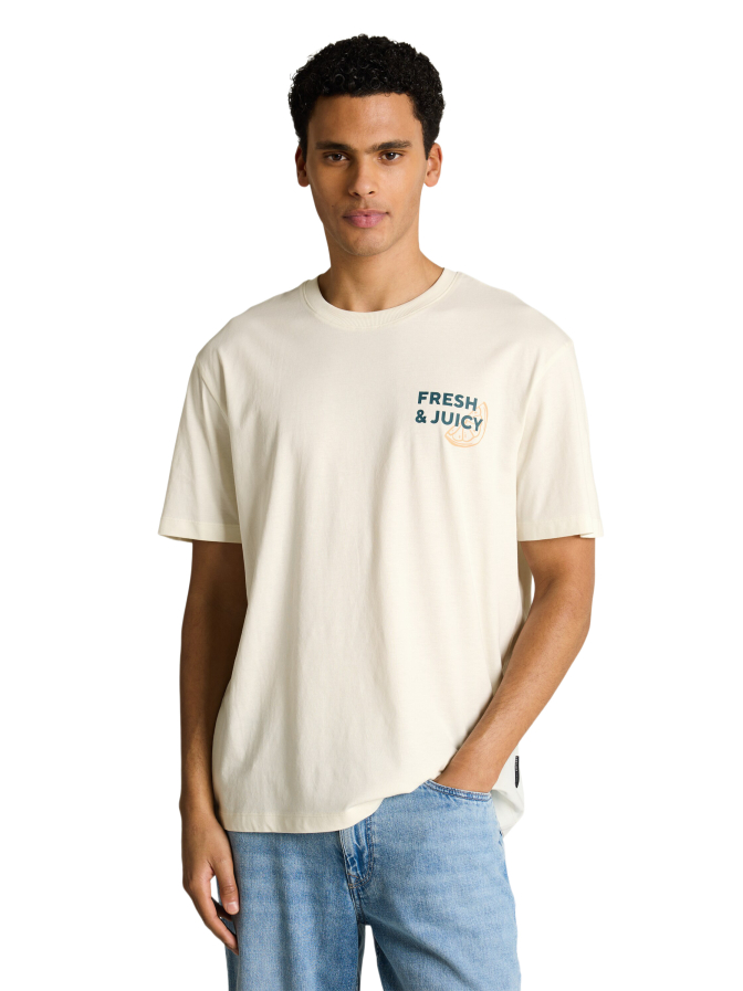 Tom Tailor Denim Relaxed- Fit T-Shirt mit Rückenprint bei Robert Ley