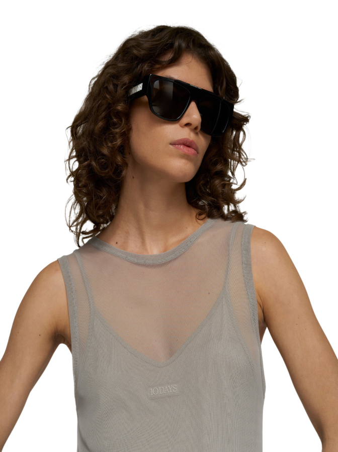 10 Days Regular-Fit Maxikleid aus Mesh bei Robert Ley