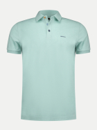 NZA New Zealand Auckland Polo-Shirt 1796-PALE LEAF MELANGE bei Robert Ley