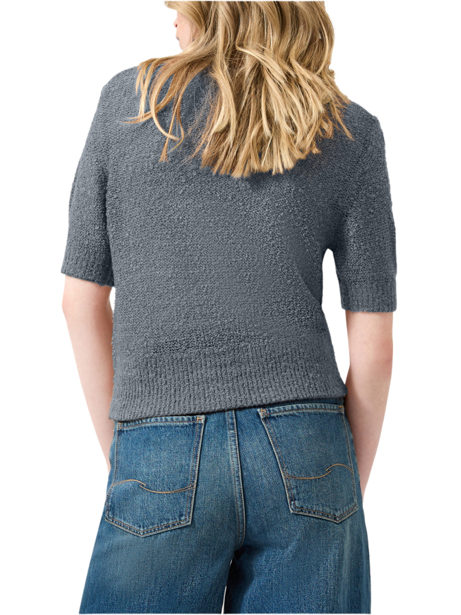 Q/S designed by Kurzarm-Pullover in Bouclé-Optik bei Robert Ley