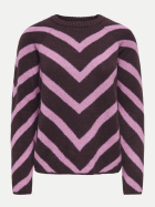 Only Strick-Pullover Eliza 184723020-Fudge/Cyclamen bei Robert Ley