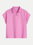 Marc O'Polo DENIM T-Shirt, SSL, Polo, Button Placket 8205-Pale Bubblegum bei Robert Ley
