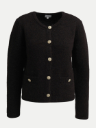 Milano Italy Strickjacke mit aufgesetzten Taschen 918-MOCCA bei Robert Ley